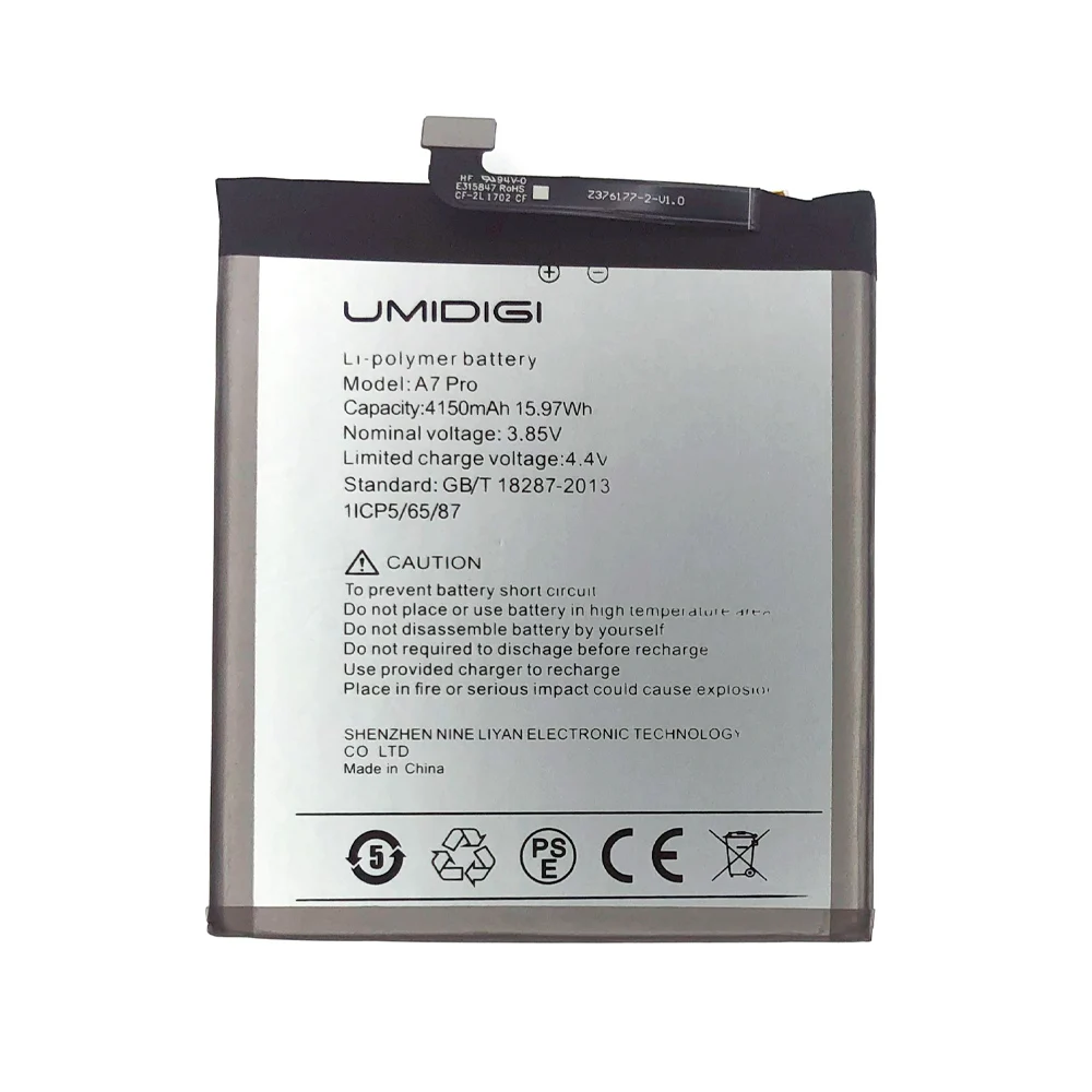 100% Original y genuino para UMI Umidigi A7 Pro, bater&iacute;a de 4150mAh, 100% nuevas piezas de repuesto, accesorios para tel&eacute;fono, acumuladores con herramientas-3