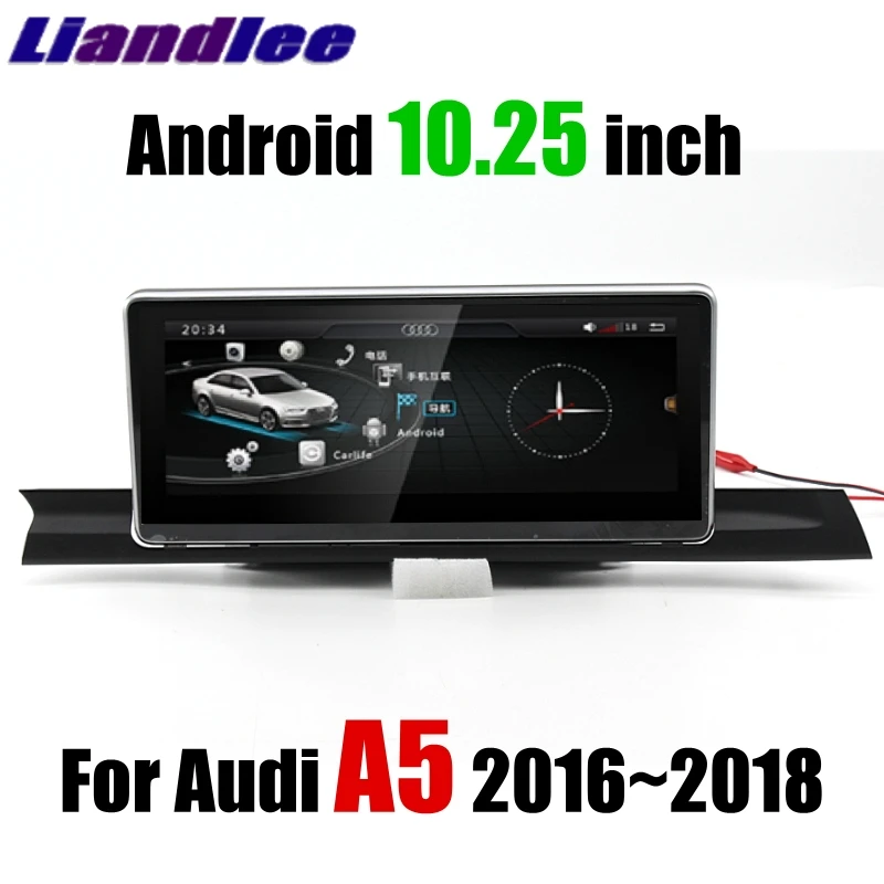 Liandlee автомобильный мультимедийный плеер NAVI 10 25 дюймов для Audi A5 F5 S5 RS5 2016 2017 CarPlay