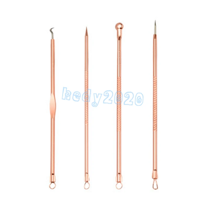 

50set/4Pcs Acne Blackhead Removal Needles Stainless Facial Pimple Spot Acne Extractor Cleanser Beauty Face Skin Clean Care Tools