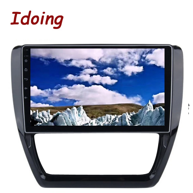 Автомобильный мультимедийный плеер Idoing 10 2 дюйма 8 ядер Android 0 радио для VW Jetta 2017 4 гб