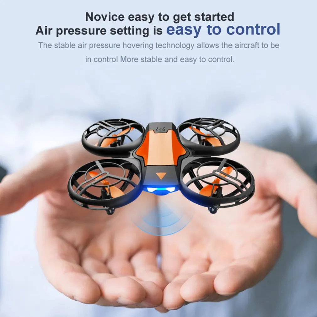 V8 New Mini Drone 4K 1080P HD Camera WiFi Fpv Air Pressure Height Maintain Foldable Quadcopter RC Dron Toy Gift