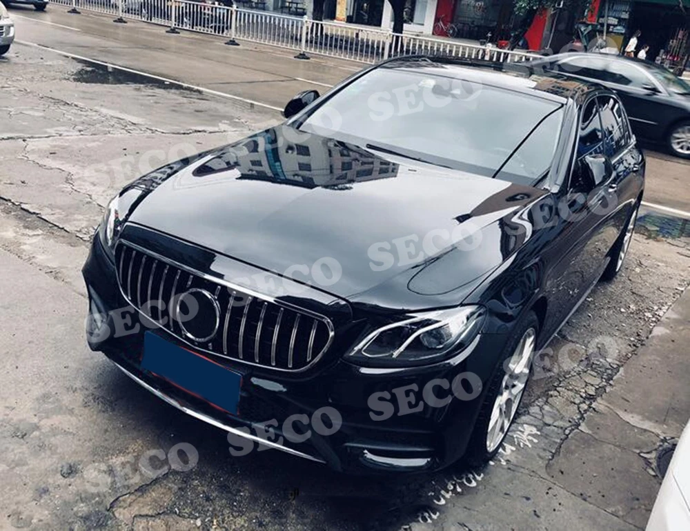 ABS передний бампер сетка гриль подтяжку лица крышка для Mercedes Benz W213 C238 E200 E250 E300 E320 E350 AMG- GT стиль решетка