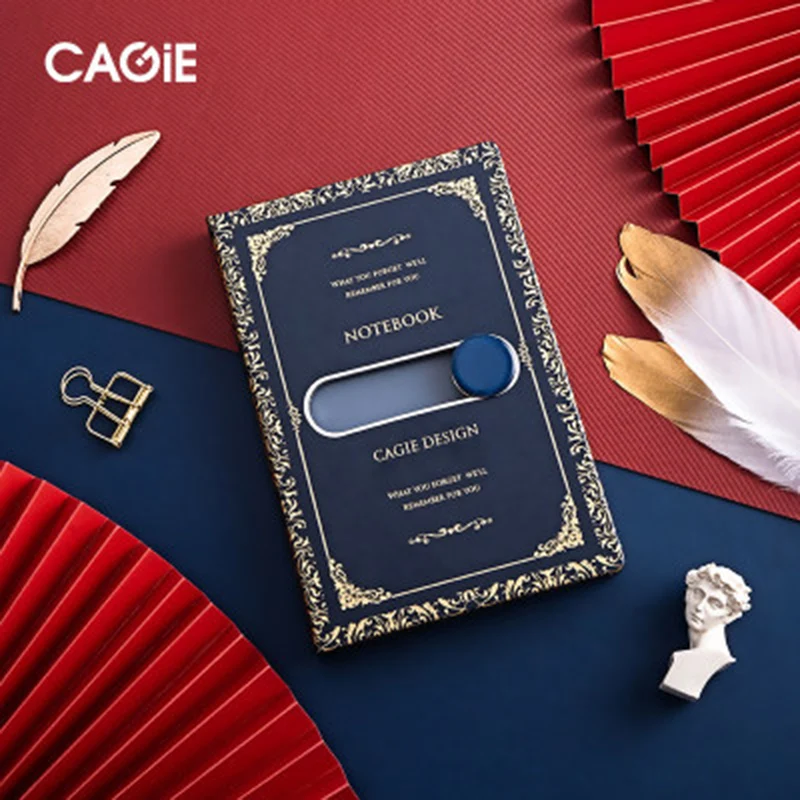 A5 Classical Diary With Lock Sliding Unlock Notebook Business Office Agenda Notepad Kawaii Note Birthday Gift | Канцтовары для