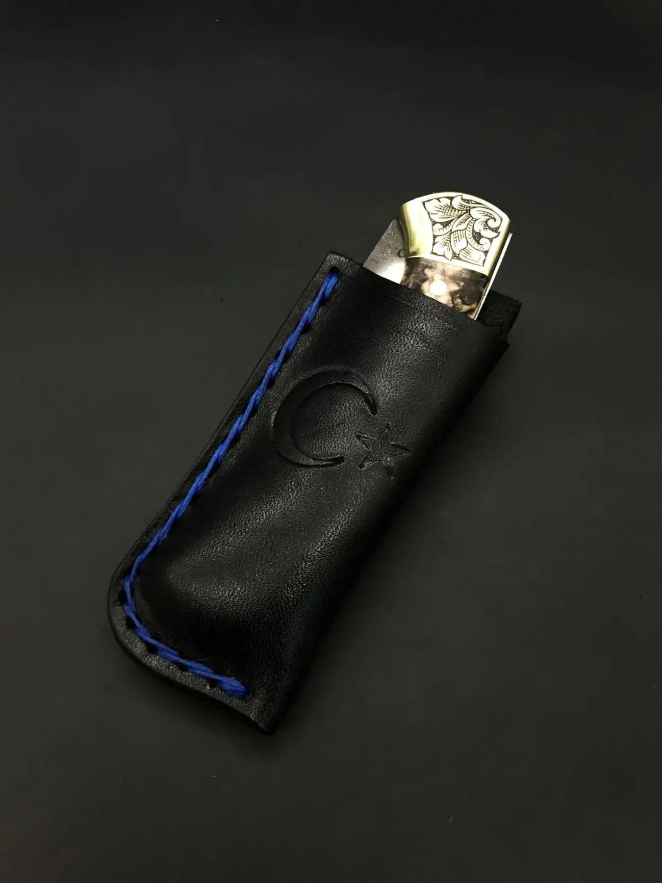 

Handmade Engraved N690 Pocket Knife TK109