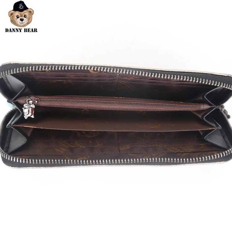 

Danny Bear Solid Color Wallet Fashion Women Stars Print PU Long Style Zipper Female Wallet DBWB162001J