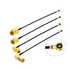 2 шт.лот IPEX4 к SMA Pigtail RP-SMA SMA штекер к U.fl IPEX4 MHF4 гнездовой Wi-Fi антенный удлинитель RF1.13 Кабельный адаптер
