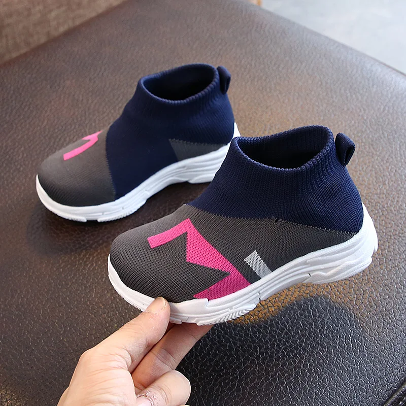 Kids Shoes Sock Sneakers Net Mesh Breathable Leisure Child Sports Running Boys Infant Toddler Girls Sneaker Spring/autumn | Детская