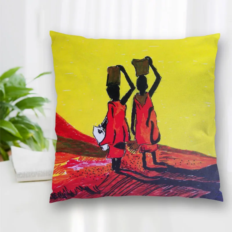 Высококачественный чехол на квадратную подушку в африканской культуре заказ