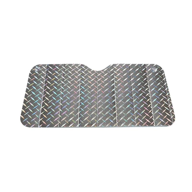 Солнцезащитный козырек на лобовое стекло автомобиля утолщенный лазерный от