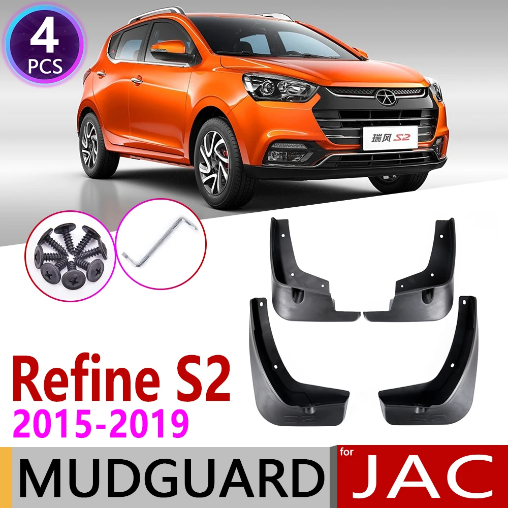 

Front Rear Car Mudflap for JAC Refine S2 2015~2019 T4 T40 Fender Mud Guard Flap Splash Flaps Mudguard Accessories 2016 2017 2018