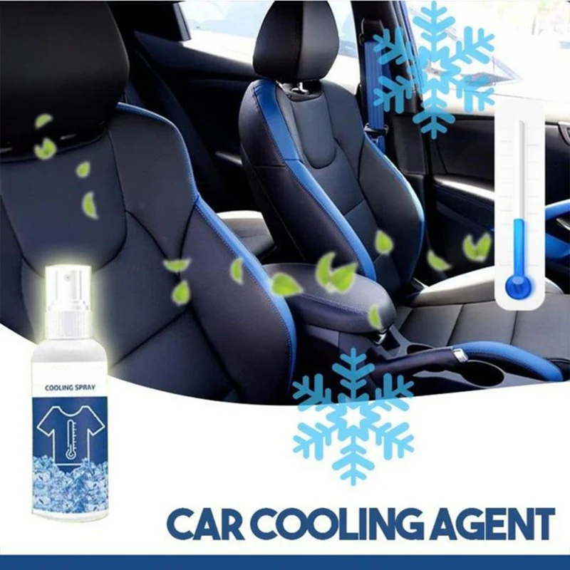

30ML Car Product Accessories Interior Parts Summer Heat Prevention Cooling Cool Air Fast Cooling Spray Artifact Dropship Top