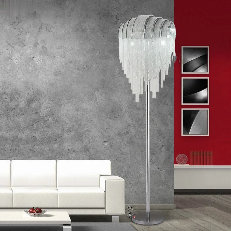 Роскошная алюминиевая подвесная Светодиодная лампа в стиле пост модерн для