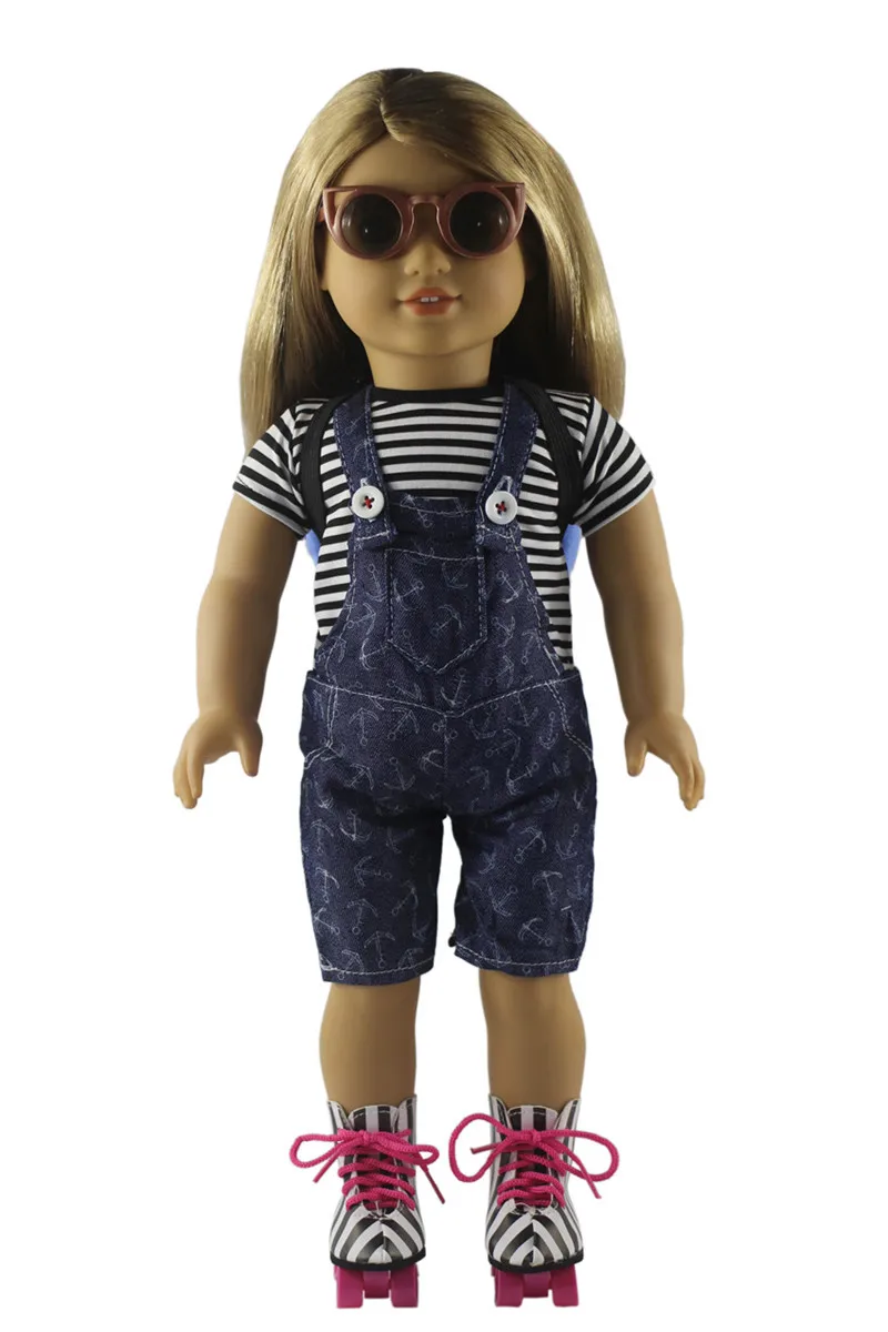 Модная Кукла комплект одежды игрушка одежда наряд для 18 дюймовой американской