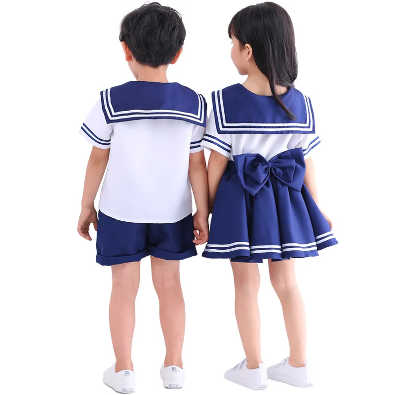 

Halloween children jk costume navy collar Japanese sailor suit photography girl kindergarten sailor soldier costume