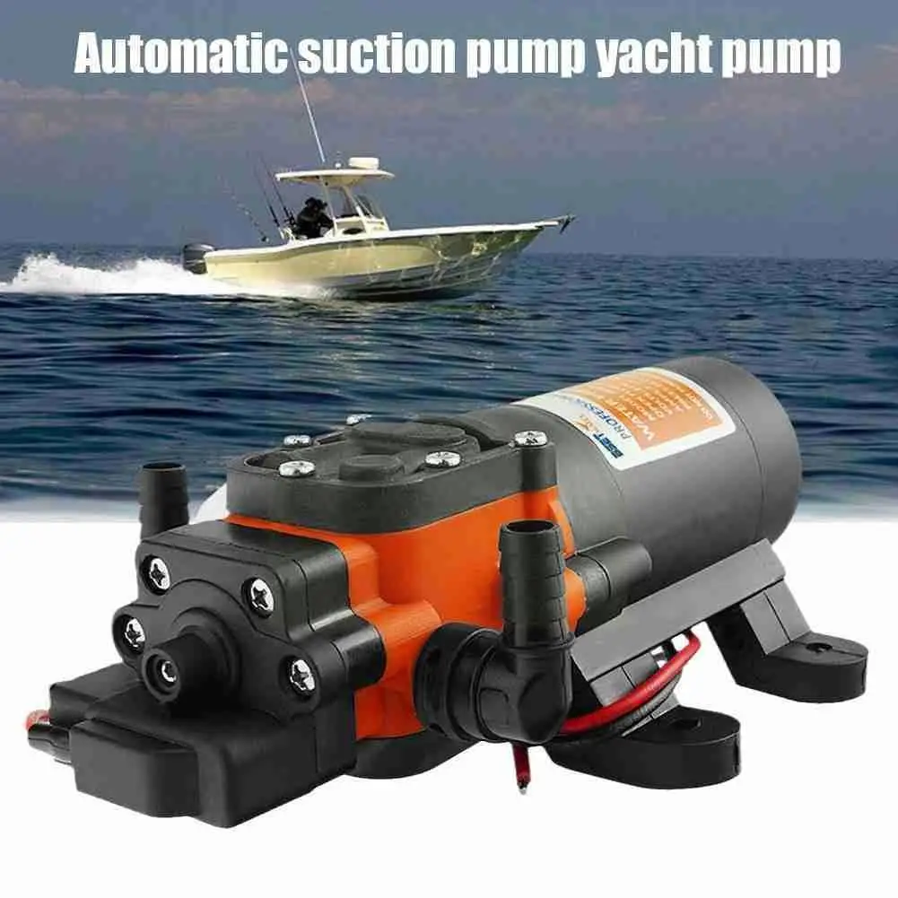 

Marine Water Pump Diaphragm Self Priming Pump Boat 12 ​Motor Caravan Transfer For RV Toilets Showers Accessories Water G4O3