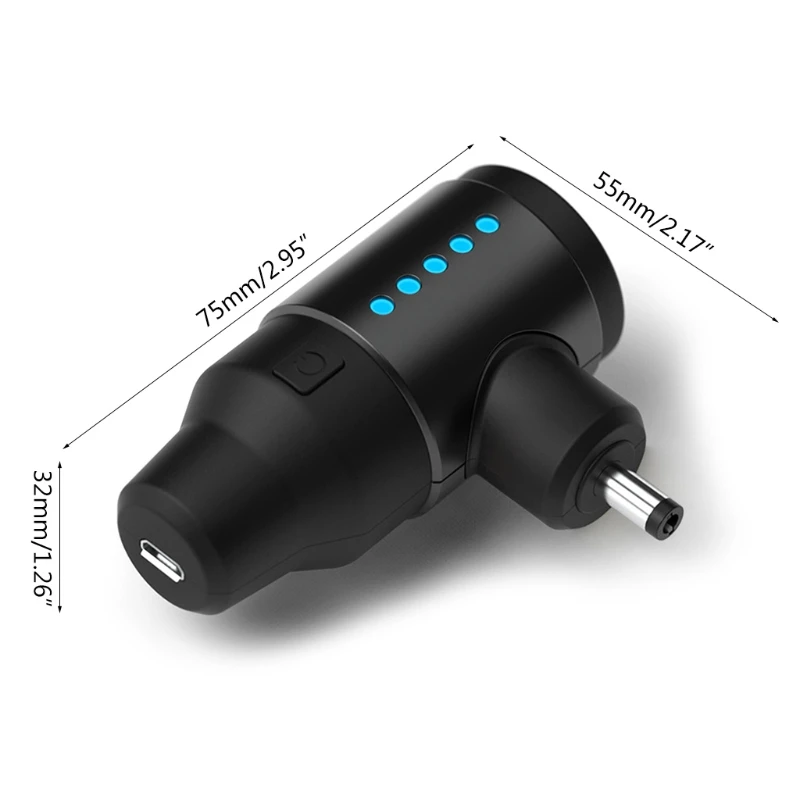 

Q1QD Professional Mini Wireless Tattoo Power RCA DC Connector for Rotary Pen Machine Portable Supplies