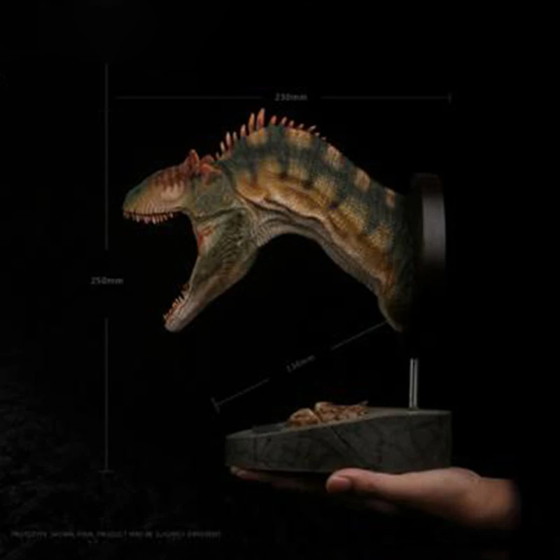 

In Stock ALLOSAURUS Dinosaur Bust Collectible Head Statue Model MUS010A/B PVC Animal Figure 12'' Exceptional Faucet Toys