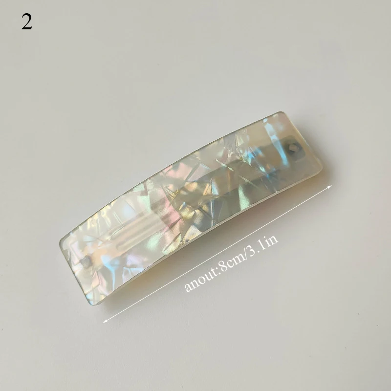 

Korean Shiny Retro Geometric Back Of Head Hair Claw Hair Accessories Cute Bath Clip Hair Clip Women Hairpins Hair Accessories