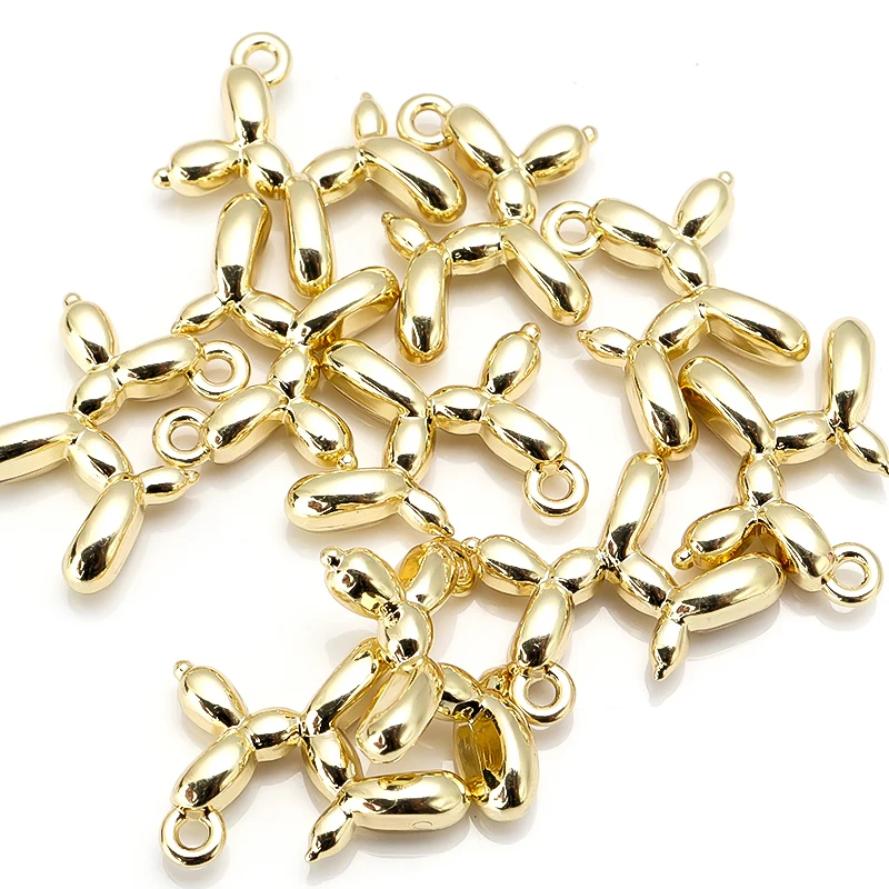 10 шт. шармы из сплава с 3D шариком для собаки подвески ювелирных изделий сделай сам