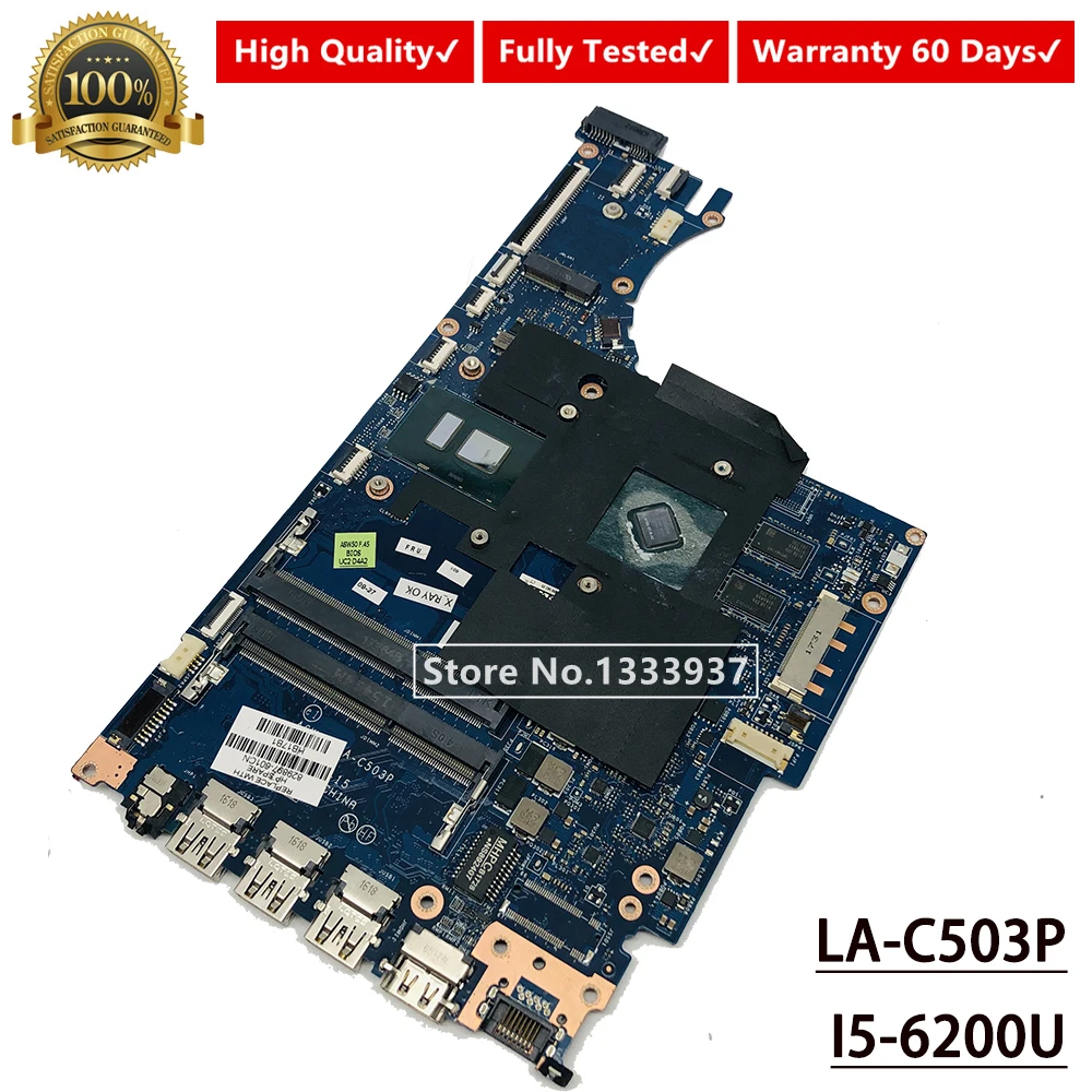 829897 601 001 501 Материнская плата для HP ENVY 15 AE ноутбука ASW50 LA C503P SR2EY I5 6200|Материнские