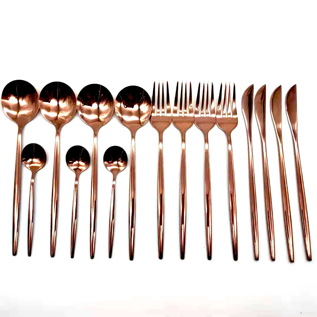 

Western Tableware Fork Spoon Knife Set 304 Stainless Steel Cutlery Set Eco Friendly Dinnerware Dinner Spoons Set Dropshipping