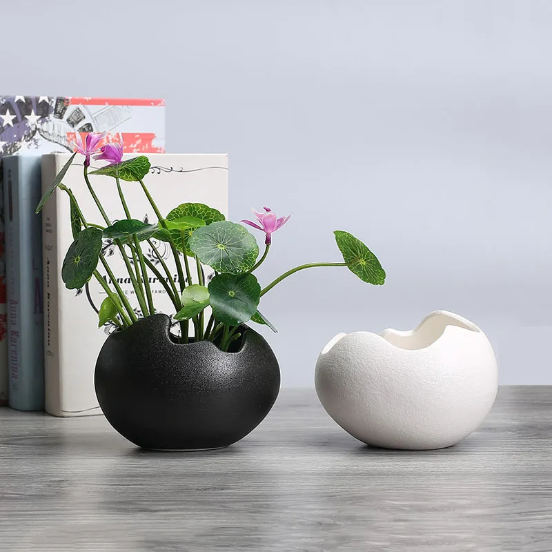 

Creativity Modern Simple Shape Ceramics Succulents Plant Flower Pot Home Garden Desk Decor