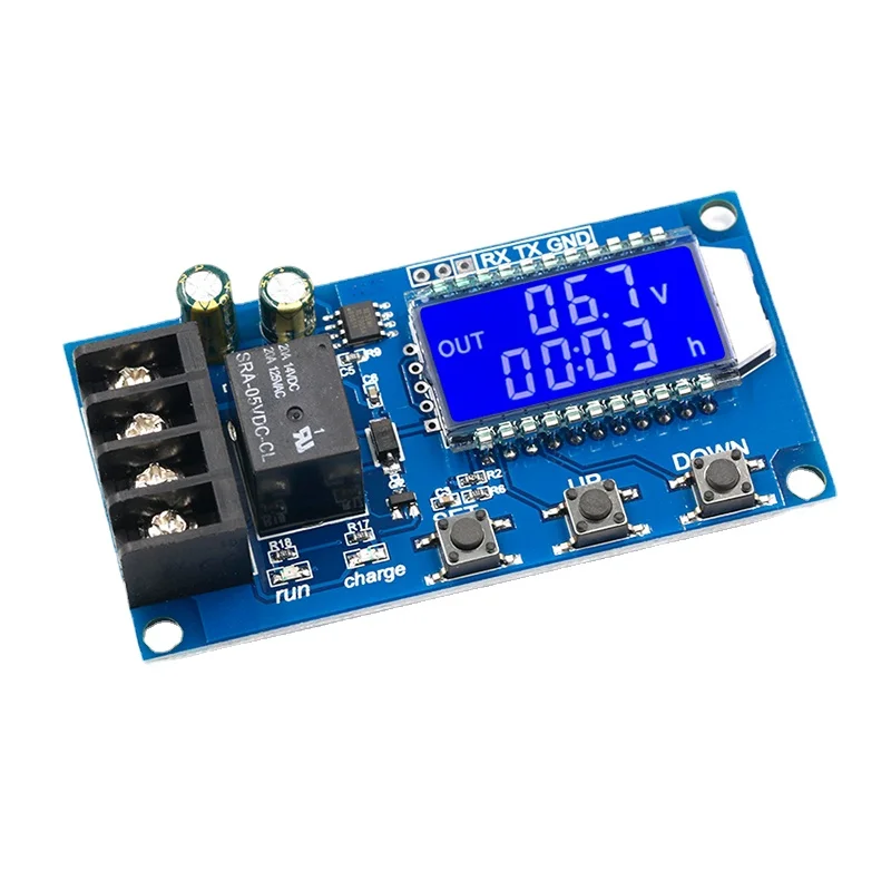 

6-60v 10A Lithium Battery Charge Control Module Controller Protection Board with Overcharge Protection Switch XY-L10A