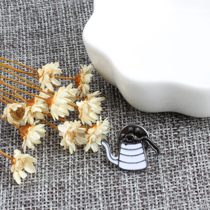 Мультфильм брошки Женская бижутерия чашка вино стекло эмаль значки на кнопки