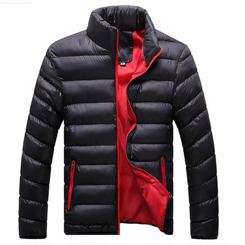 

New Autumn Winter Jackets Parka Men Warm Outwear Casual Slim Mens Coats Windbreaker Quilted Jackets Men M-6XL