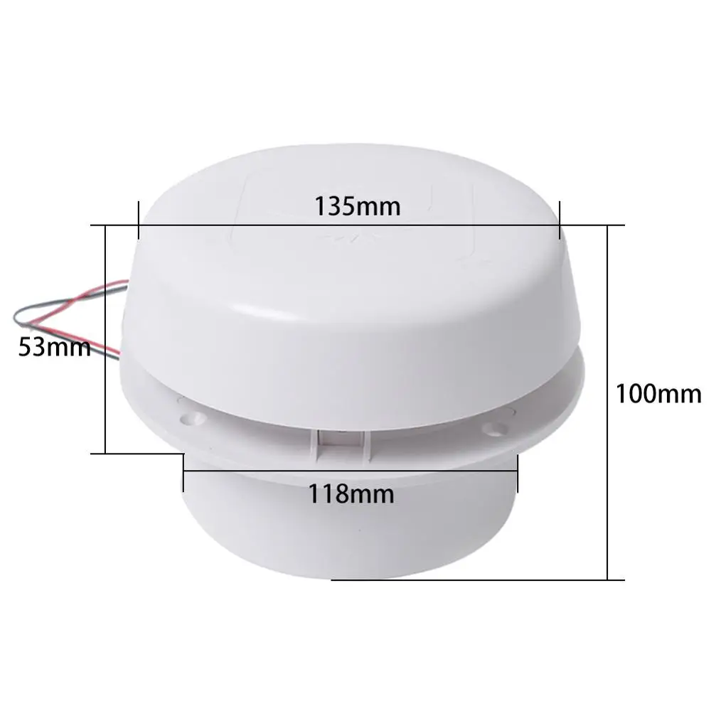 12 В Белый Вольт RV крыша вентиляционный вентилятор Кемперы трейлер для