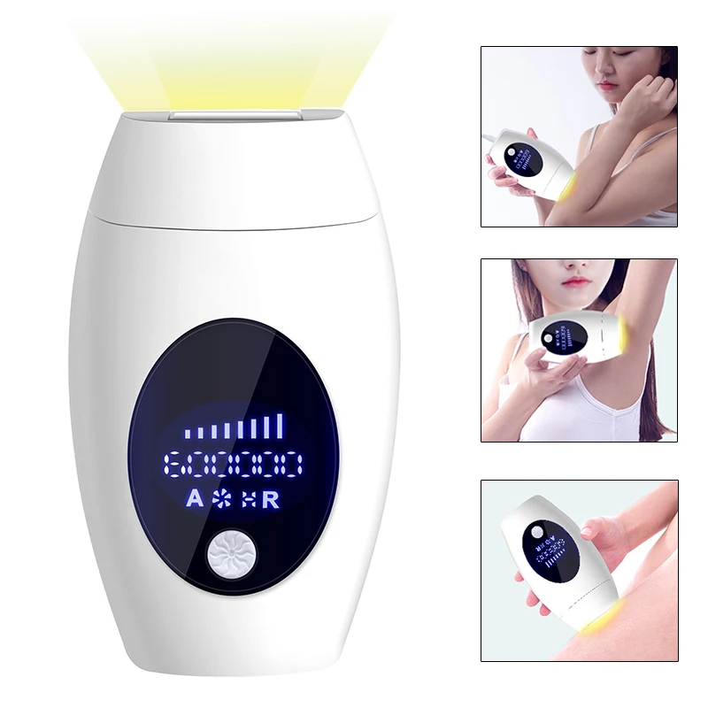 

NEW Hair Removal Professional Permanent Laser Epilator for Women 600000 Flash LCD Display Bikini Ipl Laser Hair Removal Machine