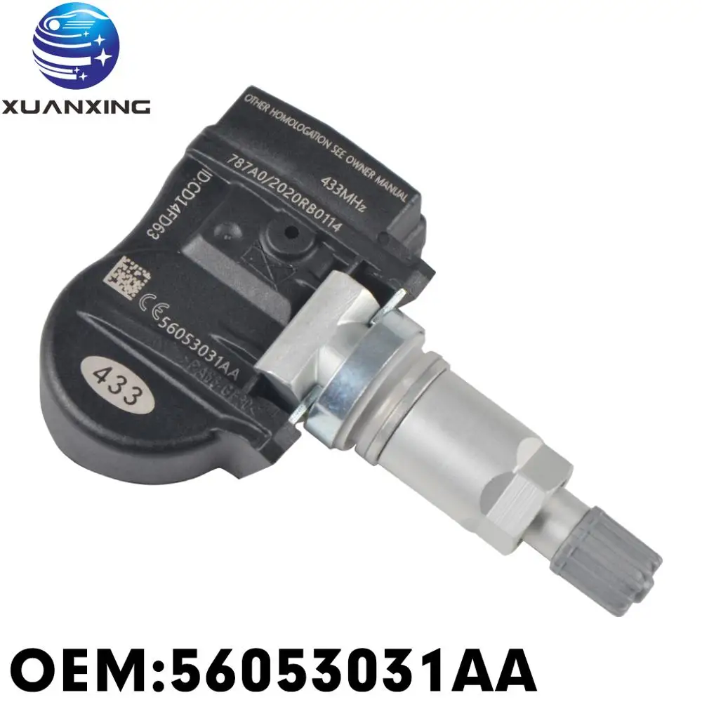56053031AA датчик давления в шинах Система мониторинга 433 МГц TPMS для Chrysler DODGE FORD JEEP Lincoln Mitsu Lincoln SE10004