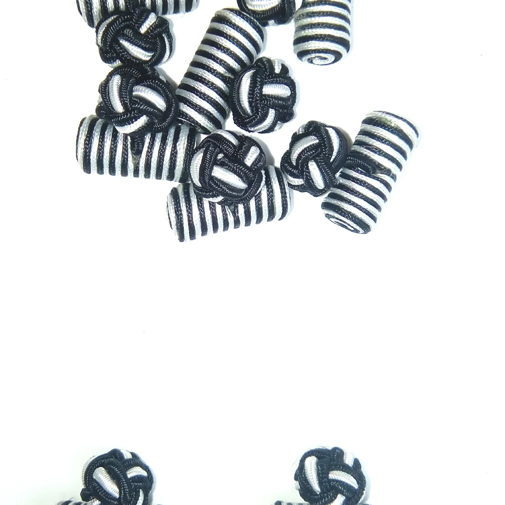 Шелковые запонки в форме бочонка оптовая продажа мужские и женские рубашки