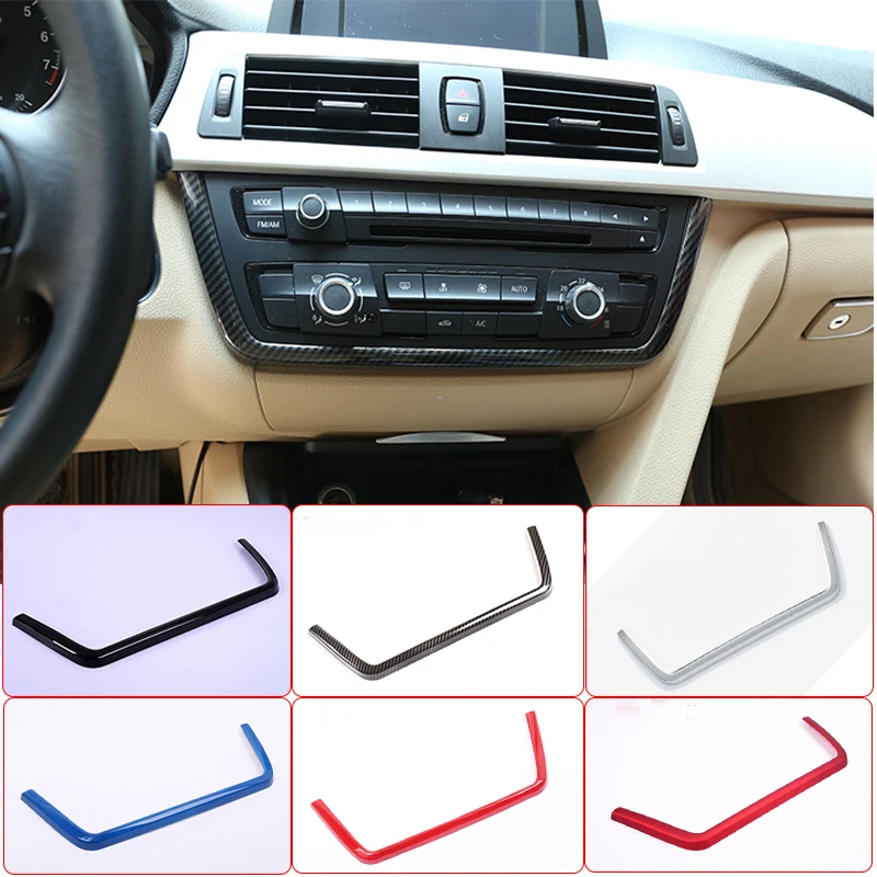

ABS Car Interior Center Control CD Panel Frame Cover Sticker Trim For BMW 3 4 Series 3 Series GT F30 F36 316 318 320 2013-2019