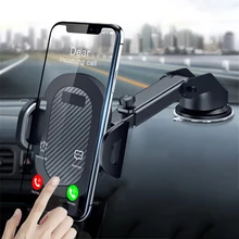 Car Phone Bracket Long Arm Suction Mount Holder Cell Phone Car Dashboard Windshield Mount