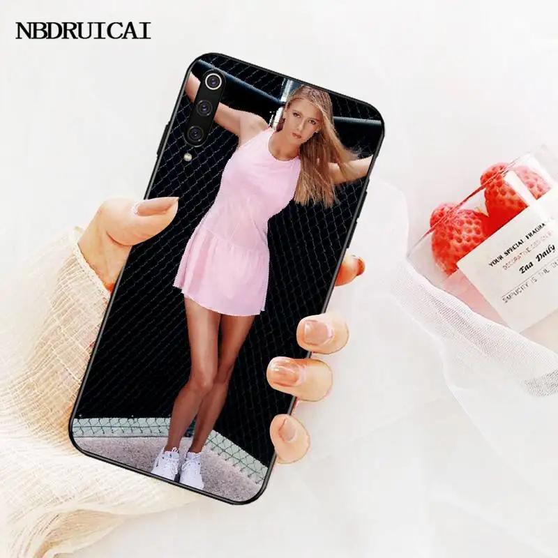Черный чехол для телефона PENGHUWAN из ТПУ теннисного плеера Sharapova Redmi Note 8 8A 7 6 6A 5 5A 4 4X 4A