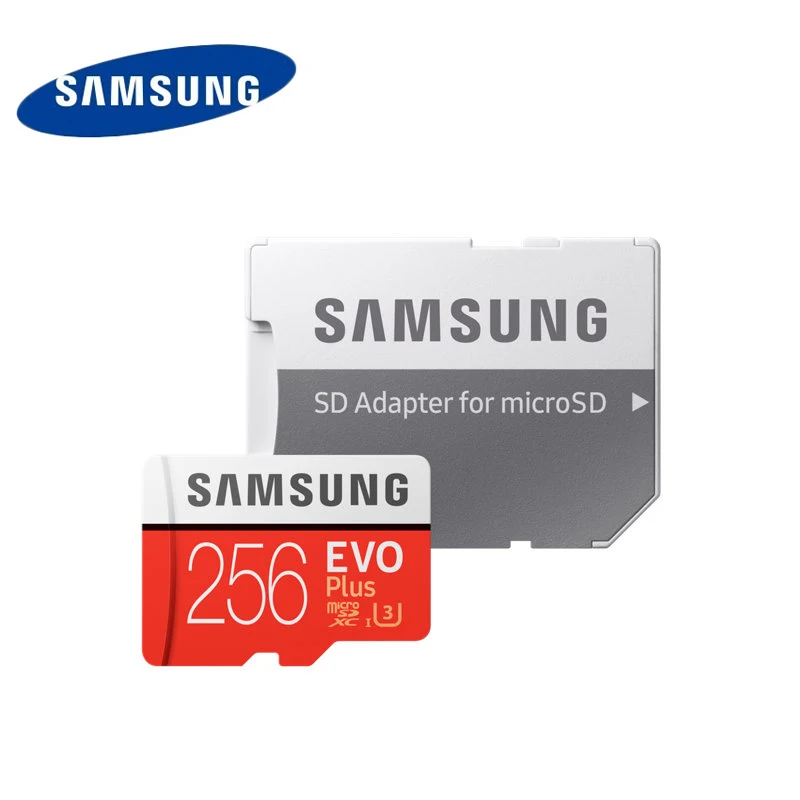 Карта памяти Microsd SAMSUNG EVO Plus класс 10 64 ГБ 128 256 512 SDXC U3 U1 100 Мб TF-карты поддержка