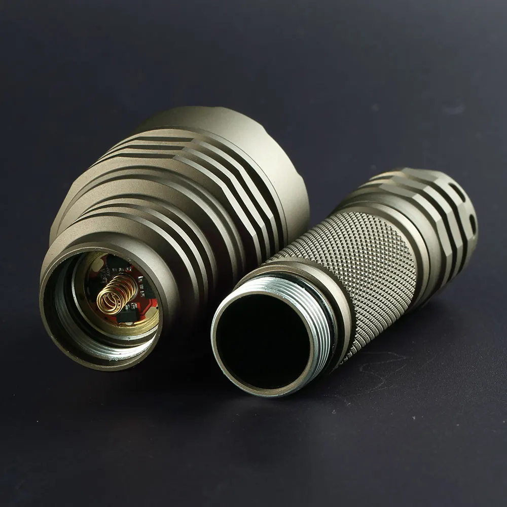 Самый мощный светодиодный фсветильник Convoy C8 + с XPL HI Linterna фонарик пустынный загар