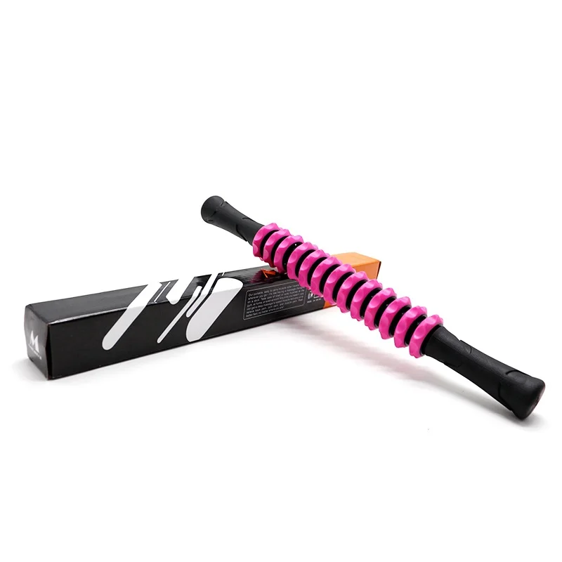 

Gym Muscle Massage Roller Yoga Stick Muscle Body Massage Relax Tool Muscle Roller Sticks With Round Ball