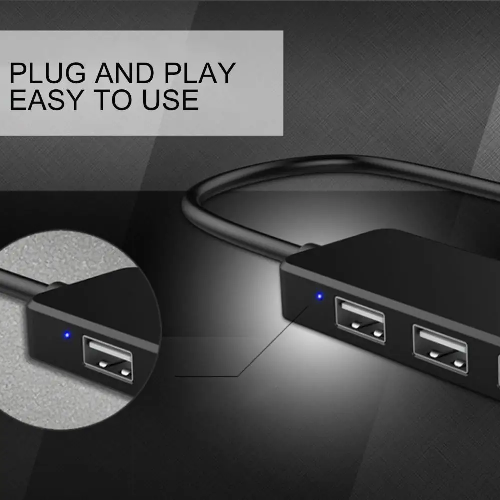 USB Порты и разъёмы прочный концентратор Многофункциональный Plug & Play Compact 4 в 1