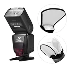 Вспышка для камеры VISICO Speedlite вспышка с режимом TTL 2,4G с беспроводным триггером, Мягкий тканевый серебристый белый отражатель для Nikon D5600 D800 D600