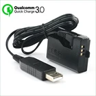 Lanfulang LP-E10 LP E10 манекен Батарея ACK-E10 DR-E10 Переходник постоянного тока для цифровой однообъективной зеркальной камеры Canon EOS 1100D 1200D 1300D 1500D 2000D 3000D