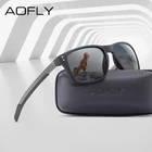 Солнцезащитные очки AOFLY с гибкой оправой UV400 для мужчин и женщин, классические поляризационные, зеркальные, TR90