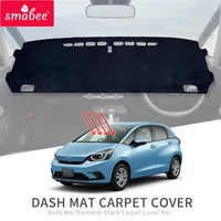 anti slip mat dashboard dash cover pad forhonda jazz fit 2020 sunshade dashmat protect carpet car accessories premium flannel