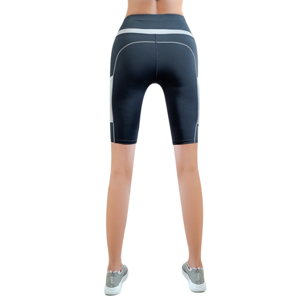 

2021 Women's Sport Short Stylish Stitching Half Track Pants Yoga Female Sweatpants Leggings Soft Comfortable Fitness Sportswear