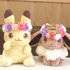 Новая Подлинная японская аниме игра Покемон Пикачу и Эви Пасхальная Eevee плюшевая кукла мягкая игрушка ограниченная плюшевая кукла