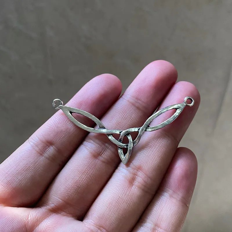 

12pcs Celtic Knot Cross Connector Charms Pendant Aesthetic Accessories Findings Women Handmade Bracelet Jewelry Making Supplies
