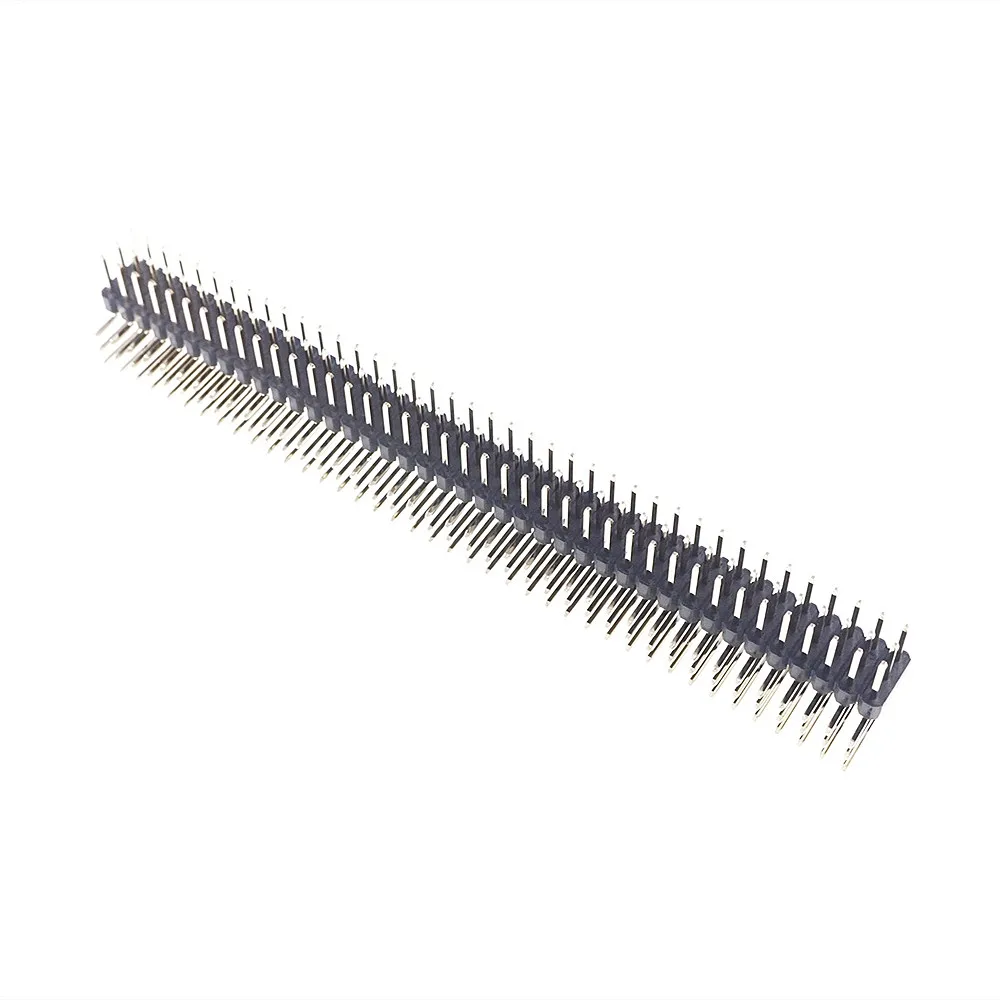10 шт. 3x40 P 2 54 мм Шаг штифта Тройной Ряд штекер прямоугольные квадратные штифты