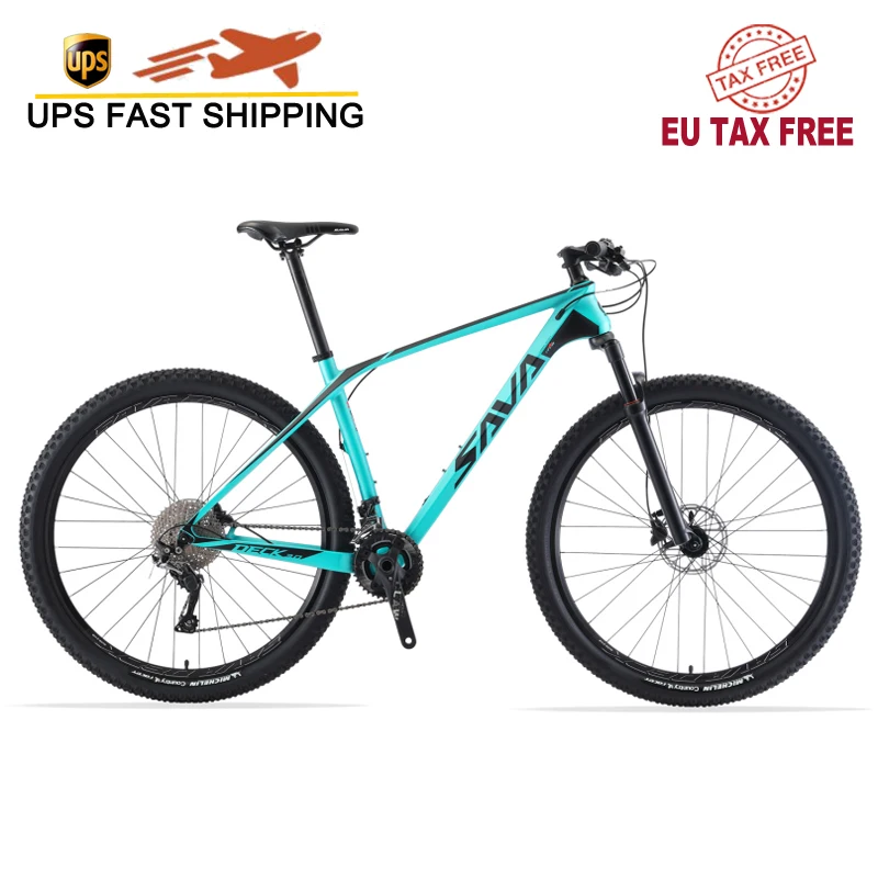 SAVA горный велосипед mtb углеродный 27 5/29 DECK300 Mountianbike с SHIMANO DEORE bicicleta de Монтана|brake
