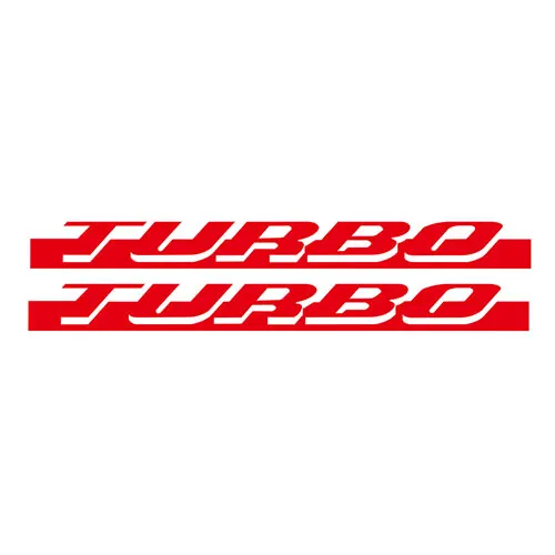 Red Пара боковых юбок гоночная полоса наклейка для Volkswagen Beetle Turbo Графика Наклейка s 2010- автомобильные аксессуары - Название цвета: Red